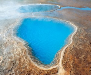 Beautiful volcanic lake